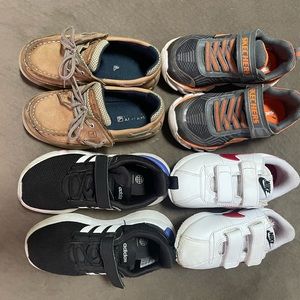 4 Pairs Of Kid Shoes size 11c